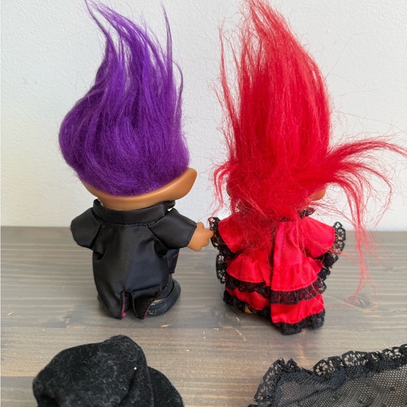 2 x vintage TROLL dolls 💃 - Picture 4 of 5